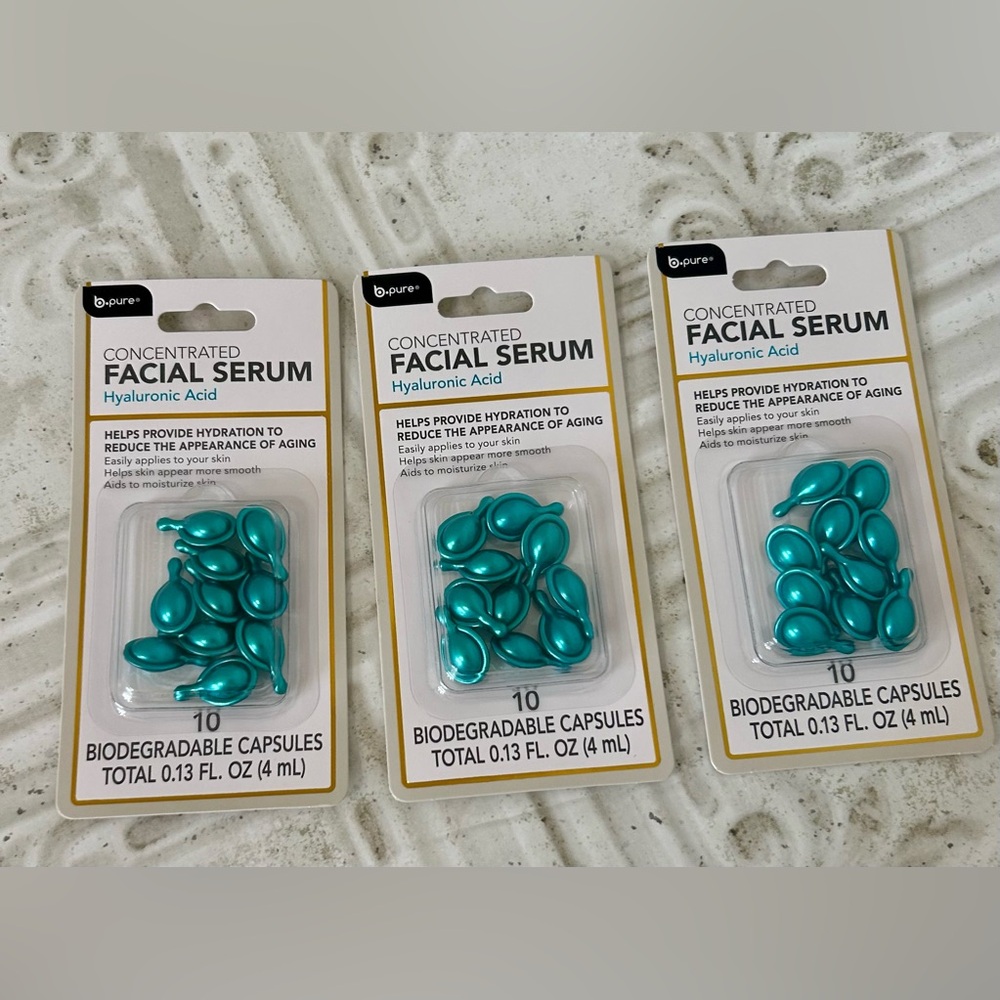 30 Hyaluronic Facial Serum Capsules